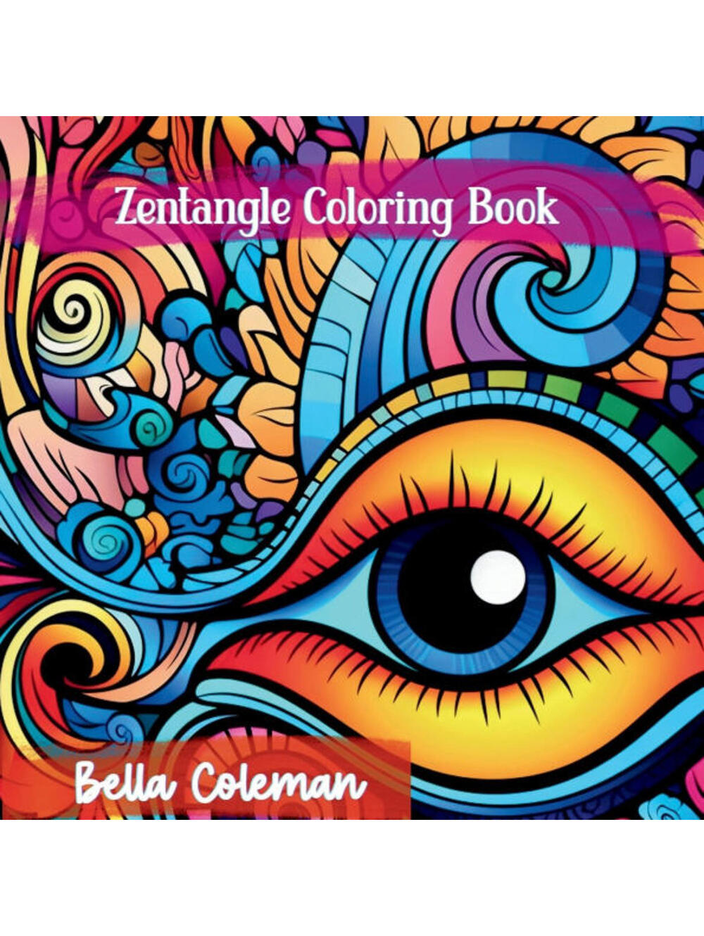 Zentangle Coloring Book, 30 Pages, Color Swatch Page